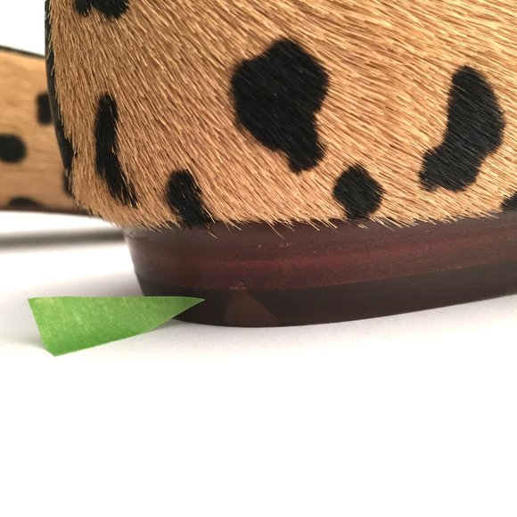 NEW! Madewell Teddy Cheetah Calf Hair Loafers - 9 - Picture 5 of 8